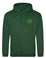 Love4Padel eden green unisex cotton hoodie with light green logo
