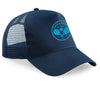 Love4Padelunisex navy blue trucker cap with light blue logo