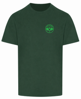 Love4Padel eden green unisex cotton t-shirt with green logo